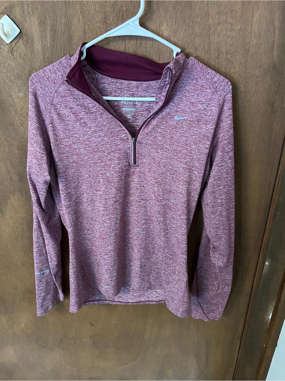 Nike Dri-Fit Women’s Purple Heather Quarter-Zip Pullover